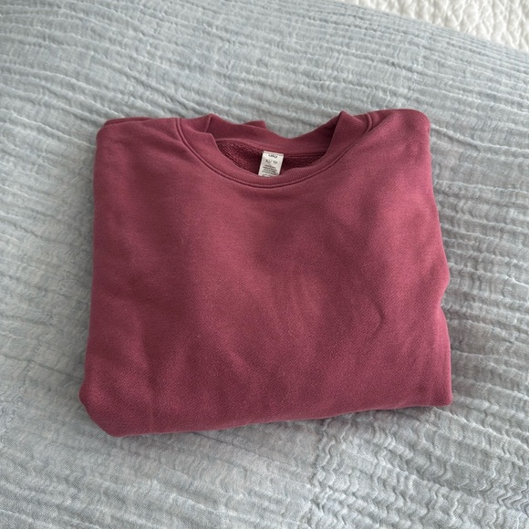 ALO Yoga Tops - ALO Yoga Renown Heavy Weight Crew Neck Pullover - Mars Clay